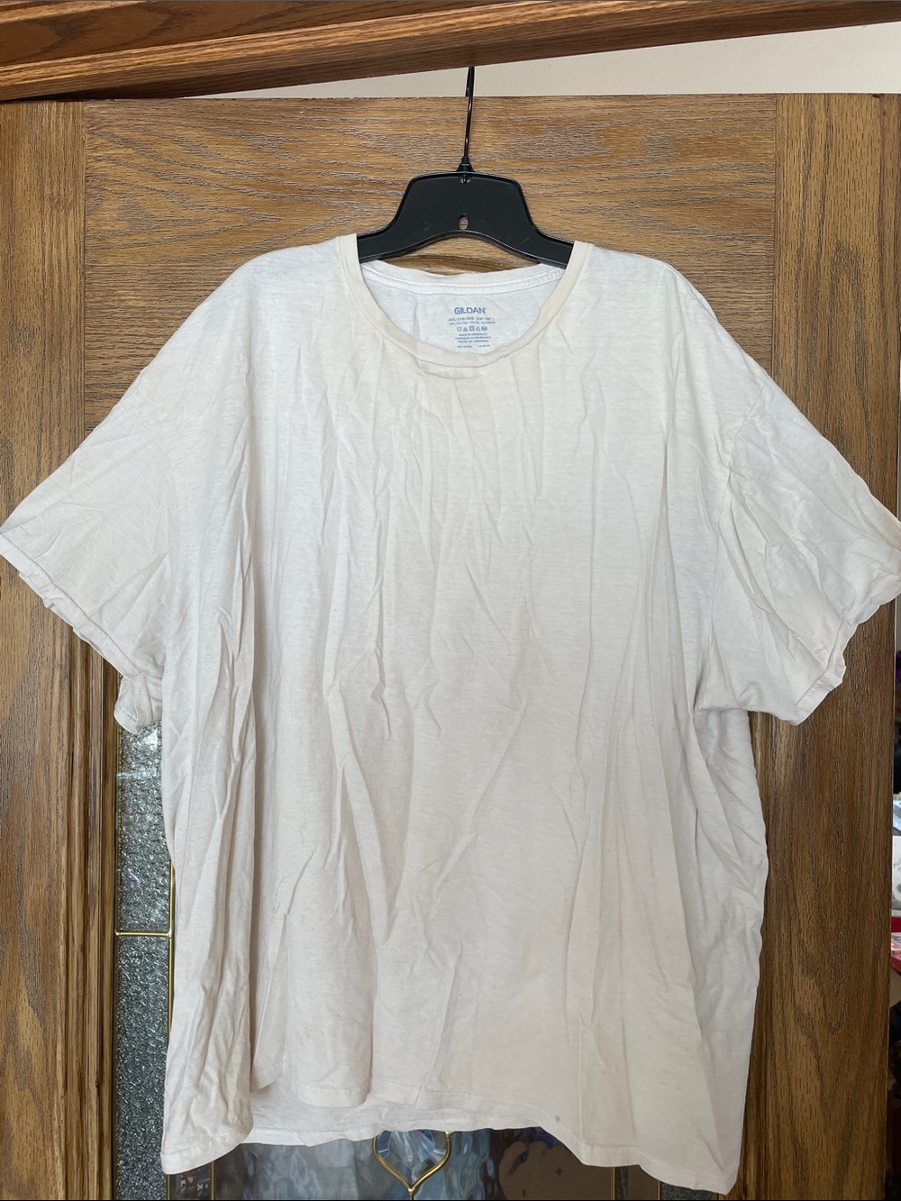 Gildan Men’s Crew Tee in Off-White/Cream